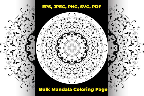 Bulk Floral Mandala Adult Coloring Pages: Your Creative Toolkit