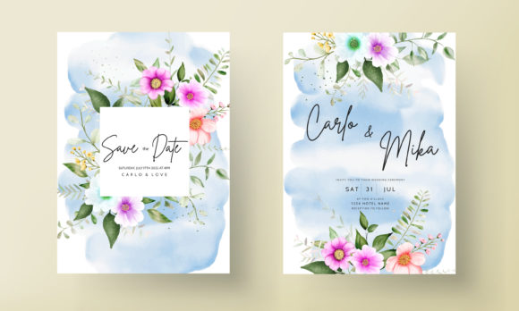 Craft Elegant Invitations with a Floral Template