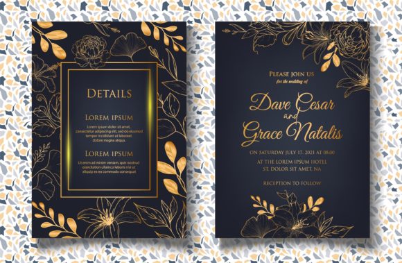Elevating Your Wedding Story: The Hand Drawing Botanical Invitation Set