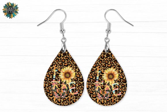 Summer Teardrop Earrings Sublimation Essentials