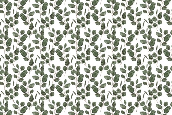 The Art and Utility of the Watercolor Eucalyptus Seamless Pattern