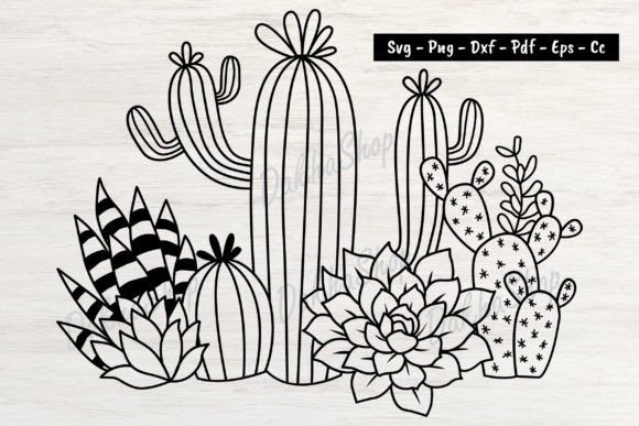 The Art of the Desert: Exploring Cactus SVG and Succulent Flower Designs