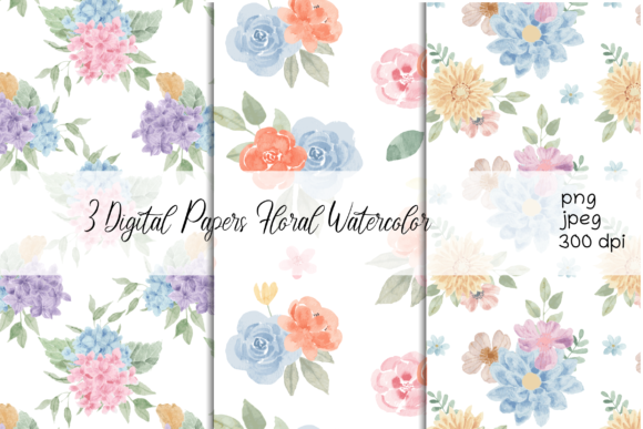 The Creative Evolution: Watercolor Seamless Pattern Part 5