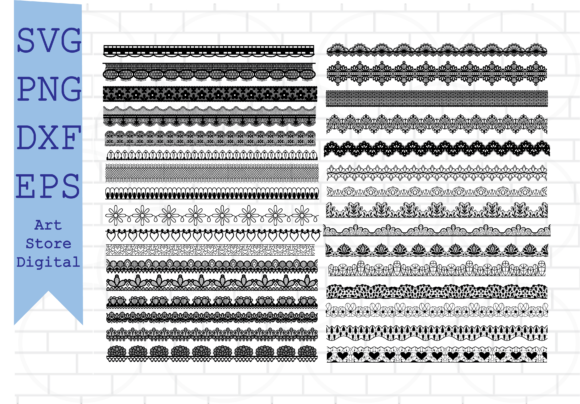 The Delicate Strength of Classic Lace Borders Svg