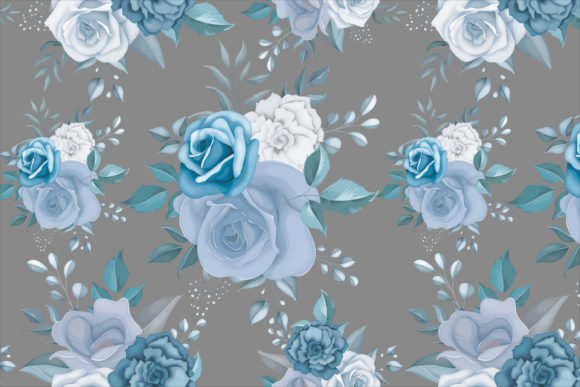 The Practical Magic of the Beautiful Blue Flower Seamless Pattern