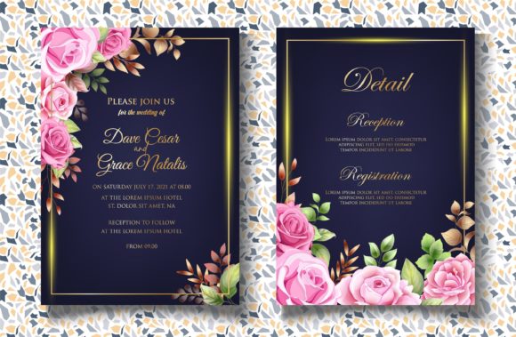 The Quiet Elegance of Hand-Drawn Botanical Wedding Cards