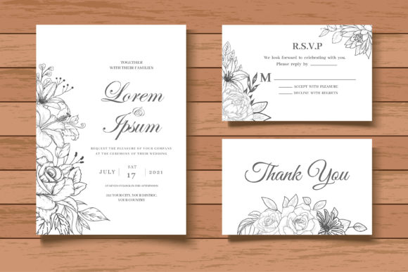 The Strategic Advantage of a Monoline Floral Wedding Template Set