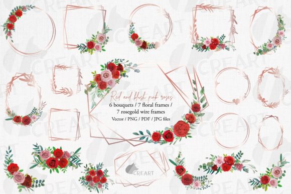 The Ultimate Creative Toolkit: Blush Red Roses Bridal Flower Frames and Their Surprising Versatility